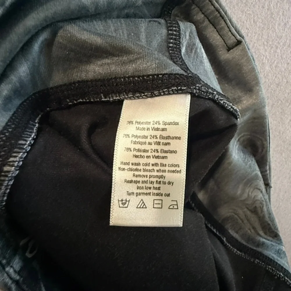 Alo Yoga Women Sz S Airbrush Full Length Legging Marble Gray